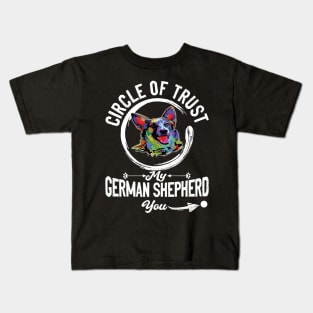 Circle Of Trust My German Shepherd Kids T-Shirt